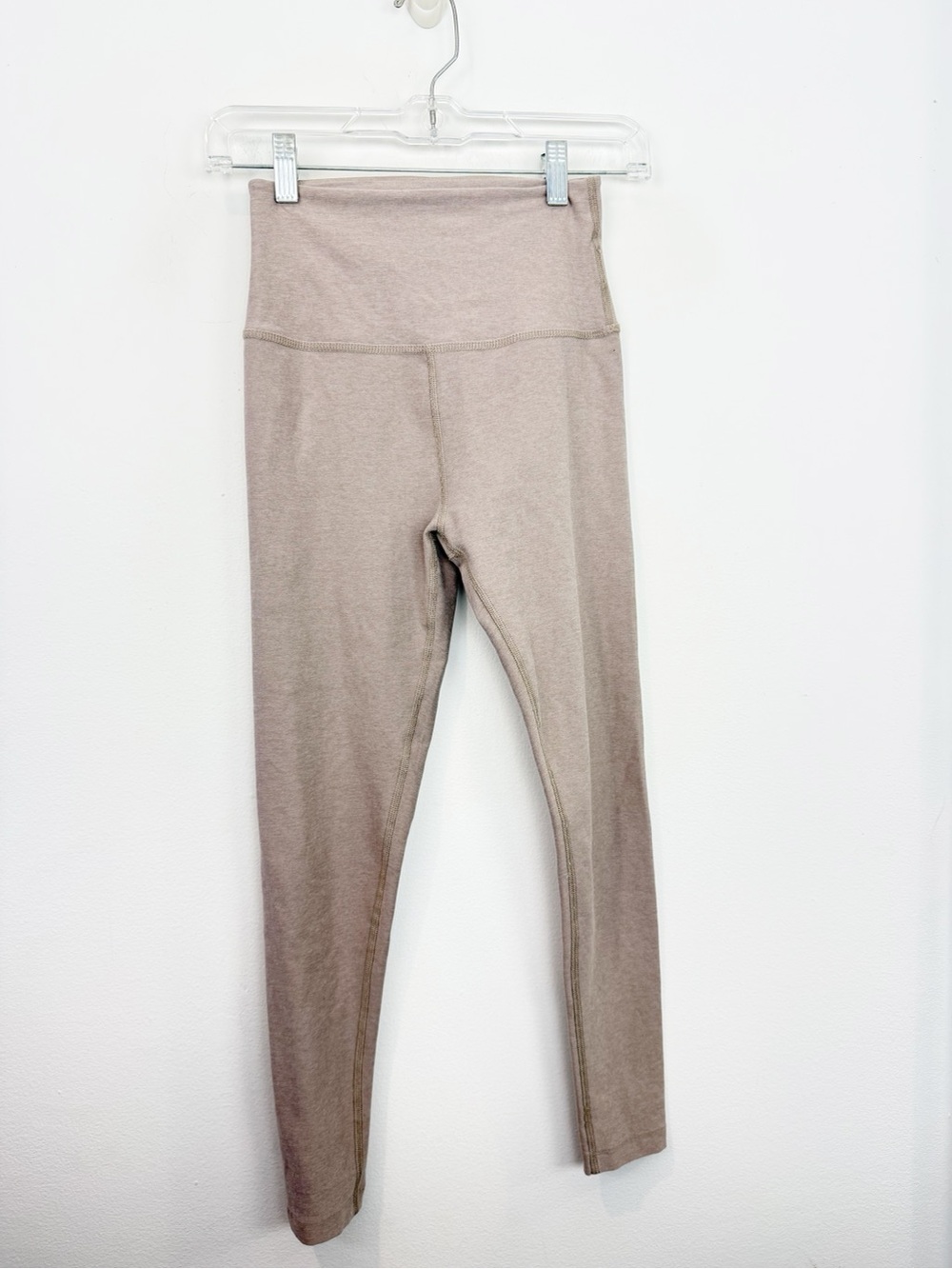 Beyond Yoga Caught In The Midi Spacedye Leggings Taupe Heathered Size Small